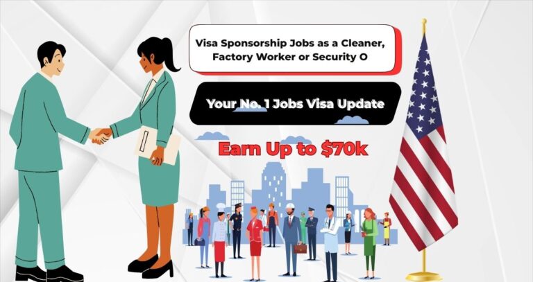 Work in USA as a Cleaner, Factory Worker or Security Officer – Visa Sponsorship