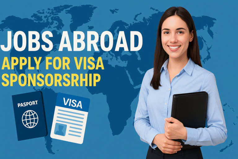 How to Apply for Top Visa Sponsorship Jobs in Canada, USA, Germany, Italy, and the UK